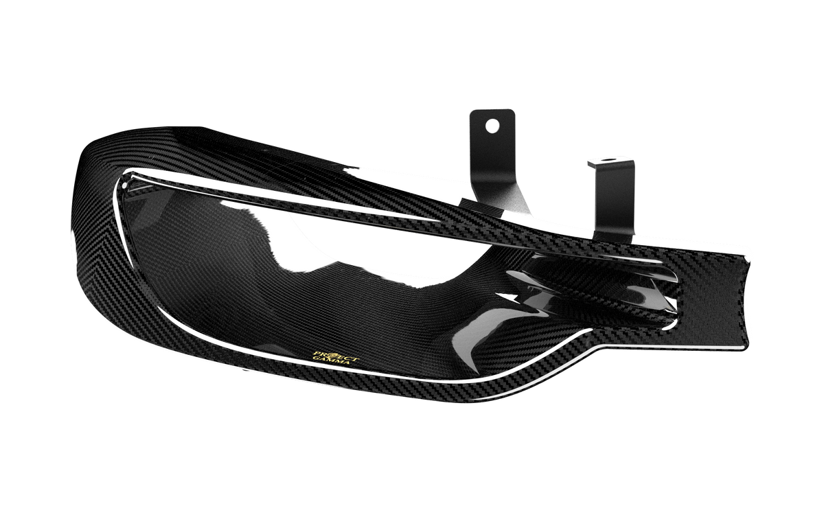BMW F30 Headlight Delete – Carbon Fiber